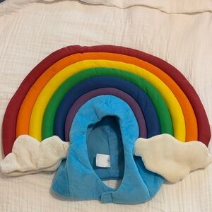 Colorful Rainbow Kids Hooded costume hat